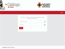 Tablet Screenshot of editio.upb.edu.co
